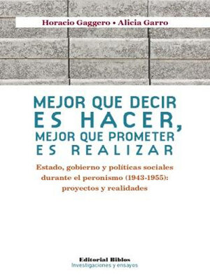 cover image of Mejor que decir es hacer, mejor que prometer es realizar